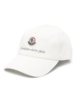 Moncler casquette en coton à patch logo - Tons neutres - thumbnail