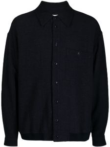 YMC chemise Gaucho à fini texturé - Bleu