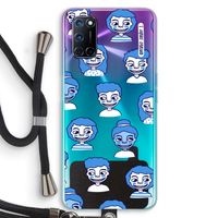 Gezichtjes: Oppo A52 Transparant Hoesje met koord