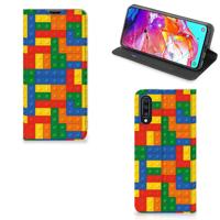 Samsung Galaxy A70 | Hoesje met Magneet | Blokken