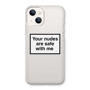 Safe with me: iPhone 13 Transparant Hoesje