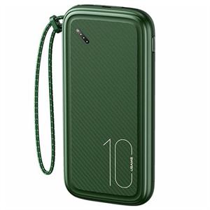 Usams CD150 Powerbank met Lanyard - 10000mAh - Groen