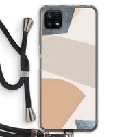 Formo: Samsung Galaxy A22 5G Transparant Hoesje met koord