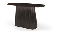 Livingfurn Ovale Sidetable Salvator Mangohout, 140cm - Bruin - Ovaal