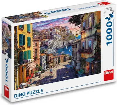 DinoToys Dinopuzzel van een italiaanse kust - 1000 stukjes