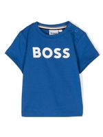 BOSS Kidswear t-shirt en coton à logo imprimé - Bleu - thumbnail