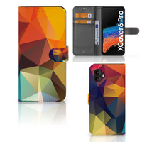Samsung Galaxy Xcover 6 Pro Book Case Polygon Color - thumbnail