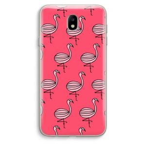 Flamingo: Samsung Galaxy J7 (2017) Transparant Hoesje