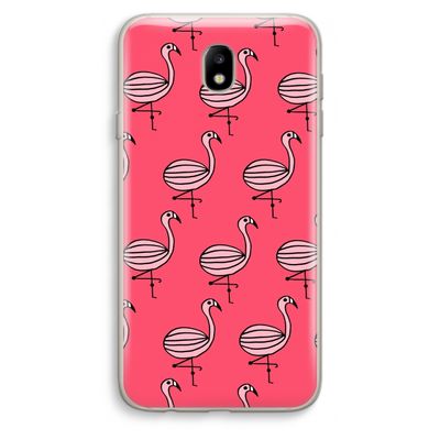 Flamingo: Samsung Galaxy J7 (2017) Transparant Hoesje