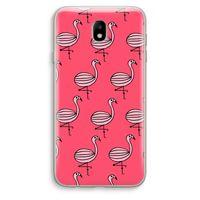 Flamingo: Samsung Galaxy J7 (2017) Transparant Hoesje