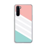 Strepen pastel: OnePlus Nord Transparant Hoesje