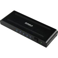 SpeaKa Professional SP-HDS-240 4 poorten HDMI-splitter Ultra HD-geschikt 3840 x 2160 Pixel Zwart - thumbnail