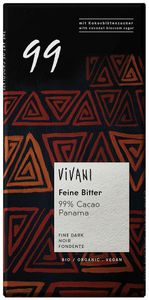 Vivani Chocoladereep Puur 99% Cacao