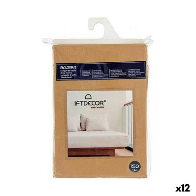 Onderlaken Gift Decor Beige 150 cm (12 Stuks)