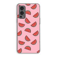 Watermeloen: OnePlus Nord 2 5G Transparant Hoesje