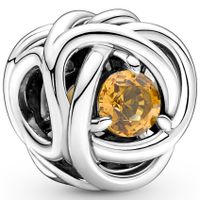 Pandora 790065C04 Bedel Honey Eternity Circle zilver-kristal geel