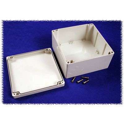 Hammond Electronics 1554S2GY Universele behuizing 160 x 160 x 90 Polycarbonaat Grijs 1 stuk(s)