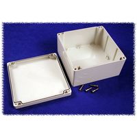 Hammond Electronics 1554S2GY Universele behuizing 160 x 160 x 90 Polycarbonaat Grijs 1 stuk(s) - thumbnail