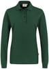 Hakro 215 Women's long-sleeved polo shirt MIKRALINAR® - Fir - 2XL