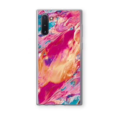 Pastel Echoes: Samsung Galaxy Note 10 Transparant Hoesje