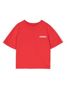 JACQUEMUS L'ENFANT t-shirt en coton à logo imprimé - Rouge