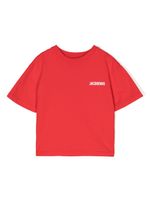 JACQUEMUS L'ENFANT t-shirt en coton à logo imprimé - Rouge