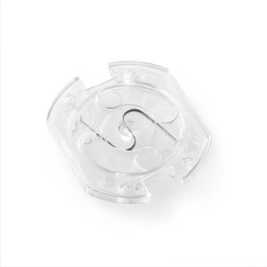 Jippies Draaistopcontact transparant (12 st)
