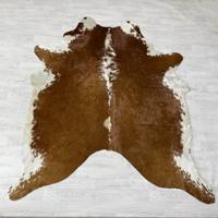 Koeienhuid bruin wit Hereford 215x195cm M/L