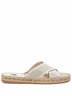 Off-White espadrilles Crisscross - Tons neutres