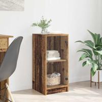Dressoir Oud hout 35 x 37 x 76 cm Bewerkt hout