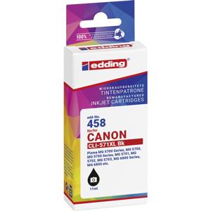 Edding Inktcartridge vervangt Canon CLI-571XL Compatibel Foto zwart EDD-458 18-458-01