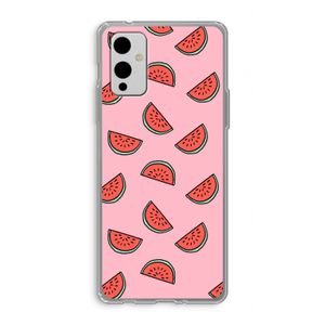 Watermeloen: OnePlus 9 Transparant Hoesje