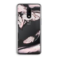 Roze stroom: OnePlus 7 Transparant Hoesje