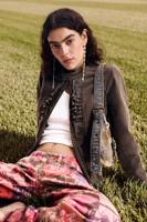 Katoenen jas met ritssluiting - GREEN - L