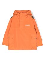 Burberry Kids Wilder Vintage-Check hooded jacket - Orange - thumbnail