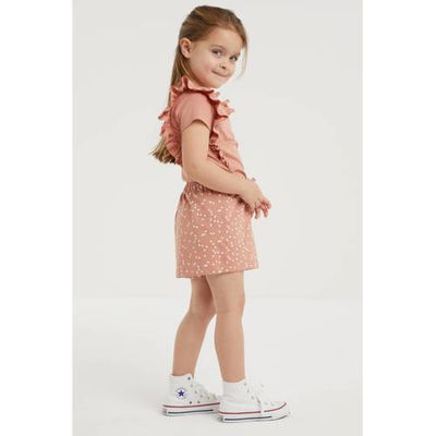 Babyface short met biologisch katoen oudroze Babyface short met biologisch katoen oudroze