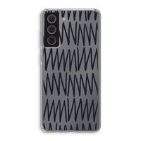 Marrakech Zigzag: Samsung Galaxy S21 FE Transparant Hoesje