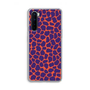 Purple Giraffe: OnePlus Nord Transparant Hoesje