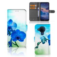 Nokia 5.4 Hoesje Orchidee Blauw - Cadeau voor je Moeder
