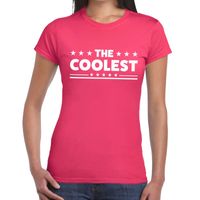 The Coolest fun t-shirt roze voor dames 2XL  -