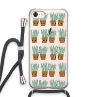 Sansevieria: iPhone 7 Transparant Hoesje met koord Sansevieria: iPhone 7 Transparant Hoesje met koord