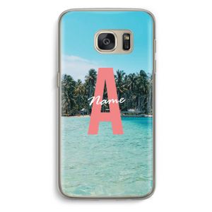 Pacific Dream: Samsung Galaxy S7 Transparant Hoesje