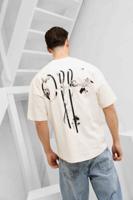 Off The Pitch Phantom T-Shirt Heren Gebroken Wit - Maat XL - Kleur: Gebroken Wit | Soccerfanshop