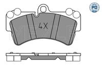 Remblokkenset, schijfrem MEYLE, Inbouwplaats: Vooras, u.a. fÃ¼r Audi, Porsche, VW - thumbnail