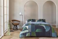 Kardol Verstraten Kardol by Beddinghouse Dekbedovertrek Utopia - Blauw Groen 200x200/220 cm