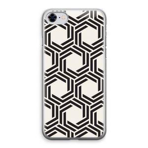 Geometrisch patroon: iPhone 8 Transparant Hoesje