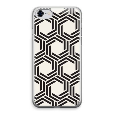 Geometrisch patroon: iPhone 8 Transparant Hoesje