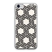 Geometrisch patroon: iPhone 8 Transparant Hoesje