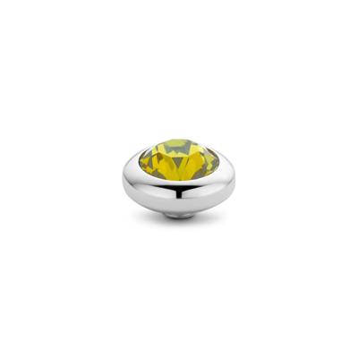 Melano Vivid Basic CZ Steentje Yellow | Zilver