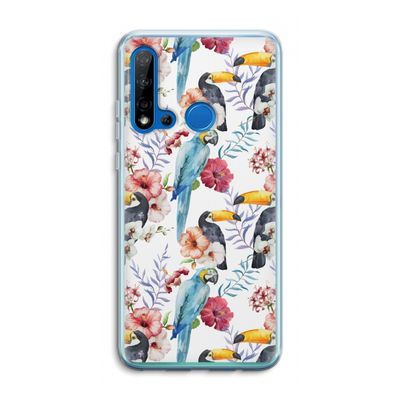 Bloemen tukan: Huawei P20 Lite (2019) Transparant Hoesje